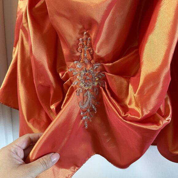 MARY'S FORMAL QUINCEANERA/PROM DRESS Sz 8 Beaded - Picture 13 of 16